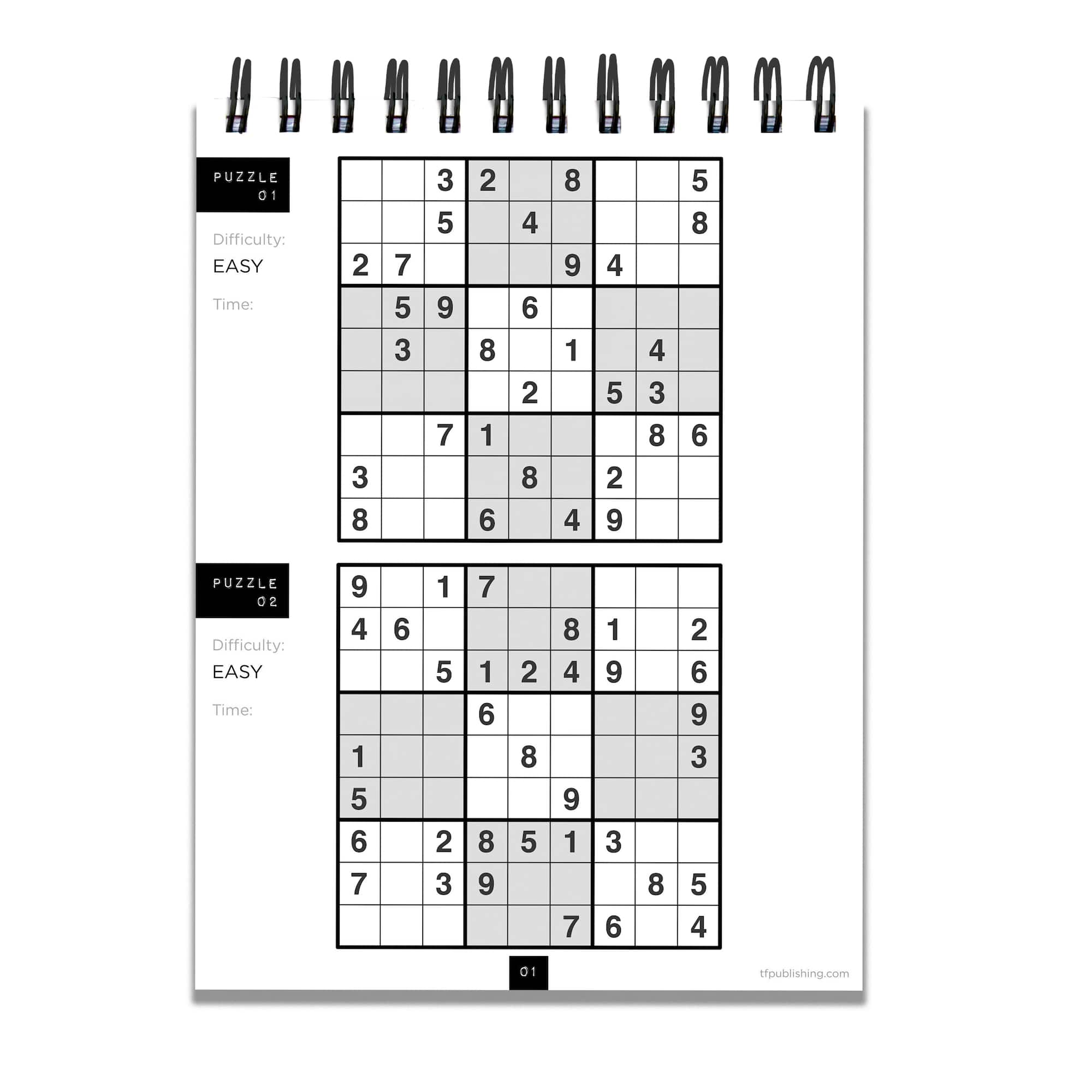 TF Publishing The World Needs More Sudoku Book Puzzle Pad